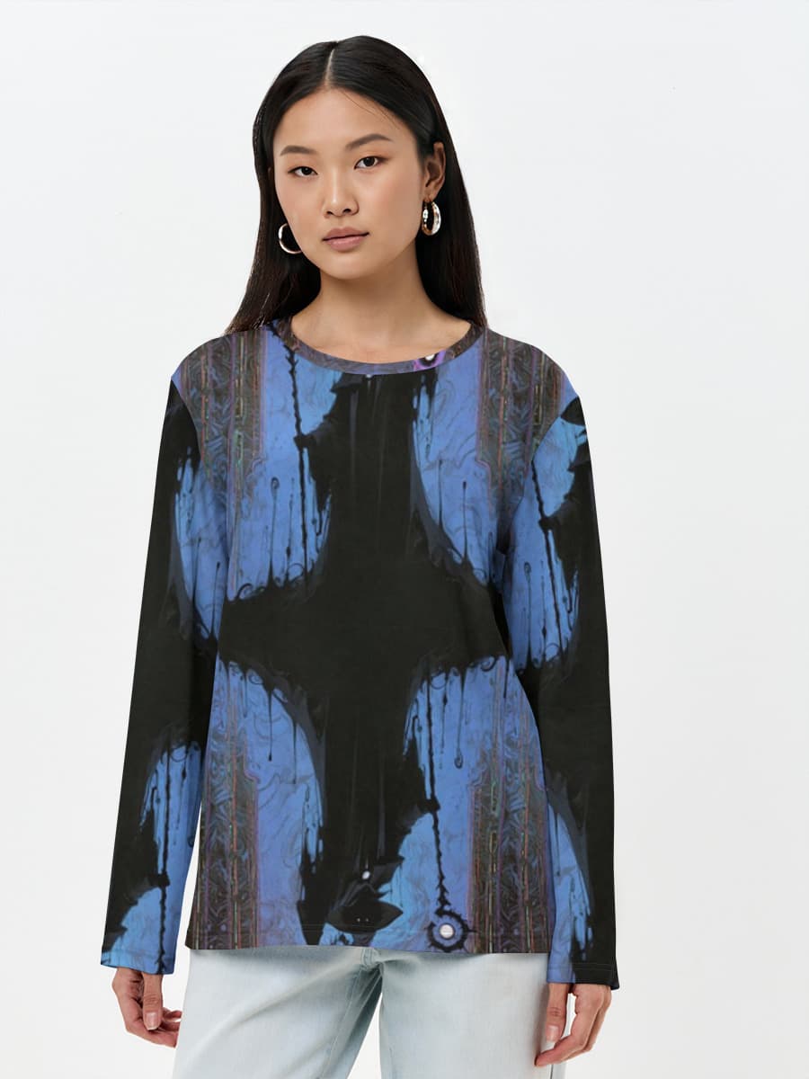 Women's long sleeve shirt. Cotton