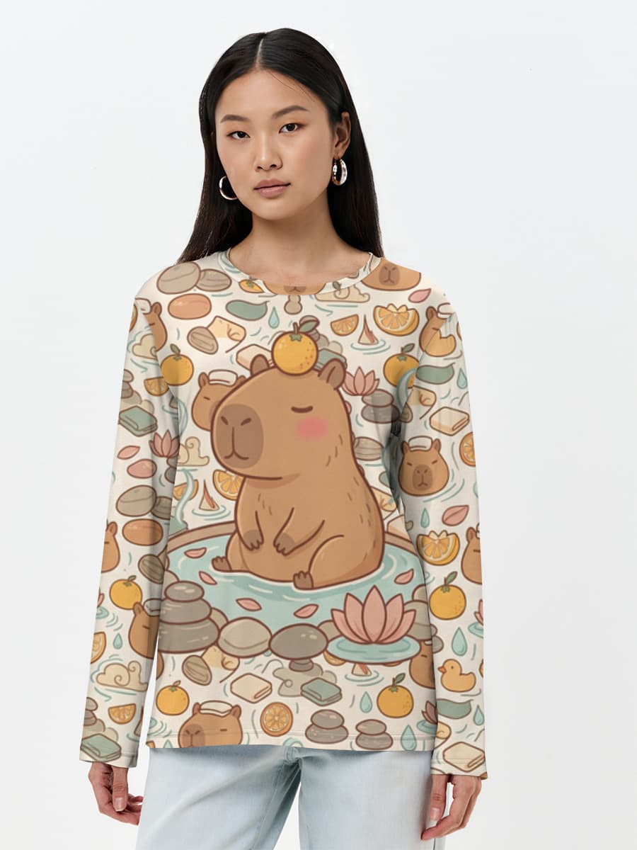 Women's long sleeve shirt. Cotton