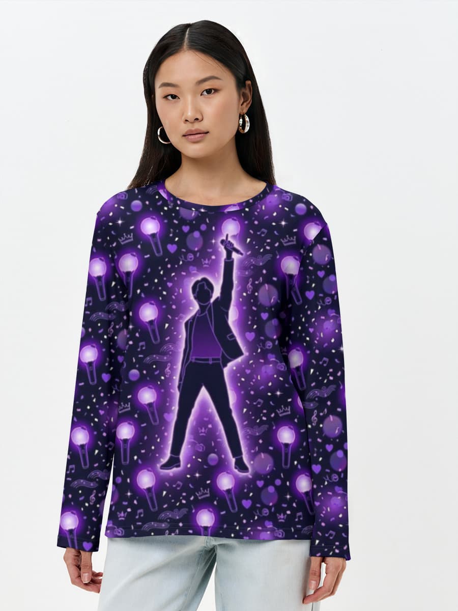 Women's long sleeve shirt. Cotton