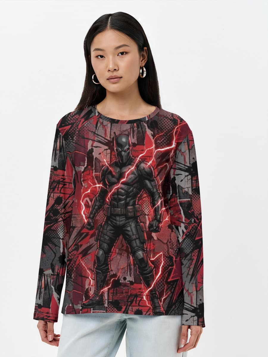 Women's long sleeve shirt. Cotton