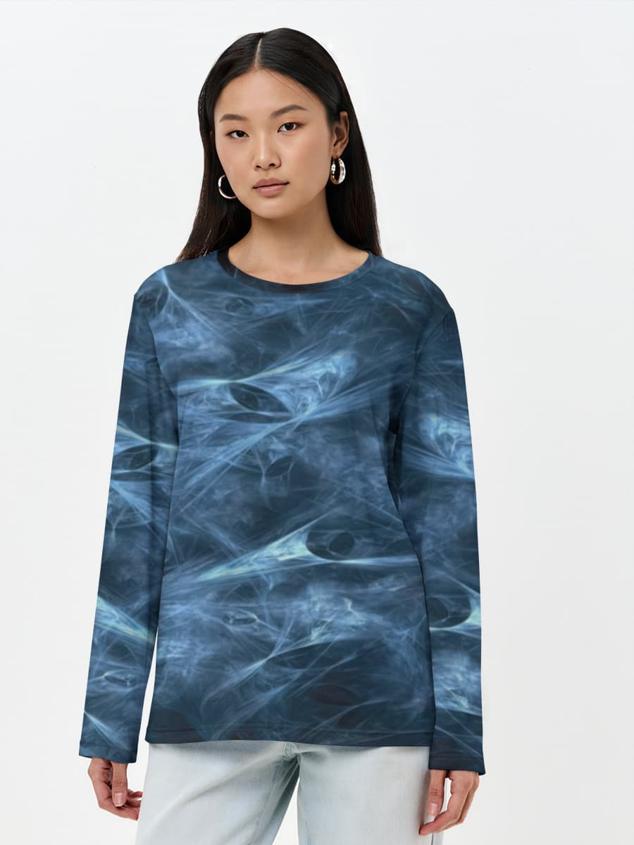 Women's long sleeve shirt. Cotton