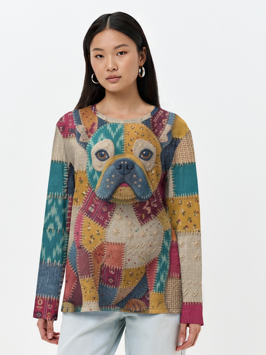 Patchwork Bulldog Attitude