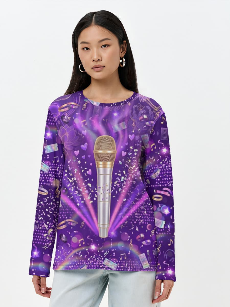 Women's long sleeve shirt. Cotton