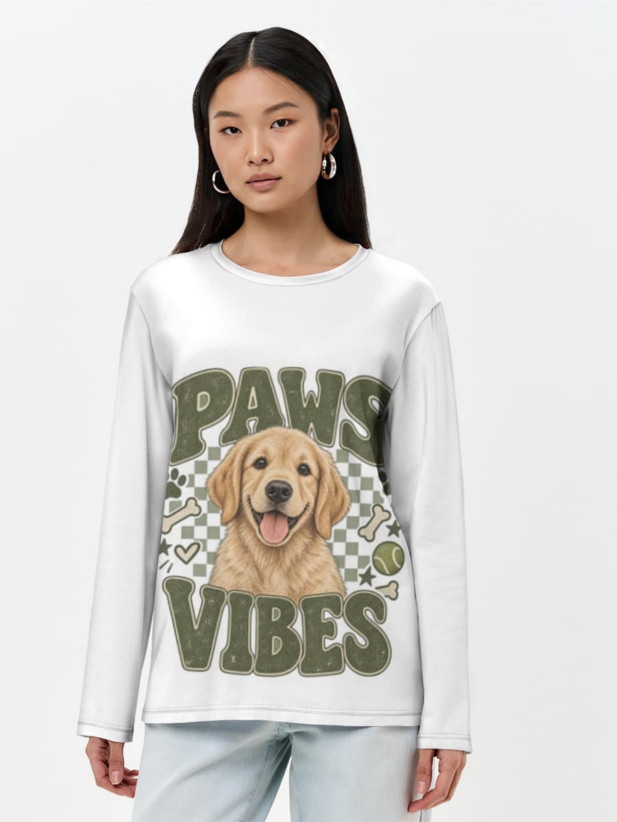 Women's long sleeve shirt. Cotton