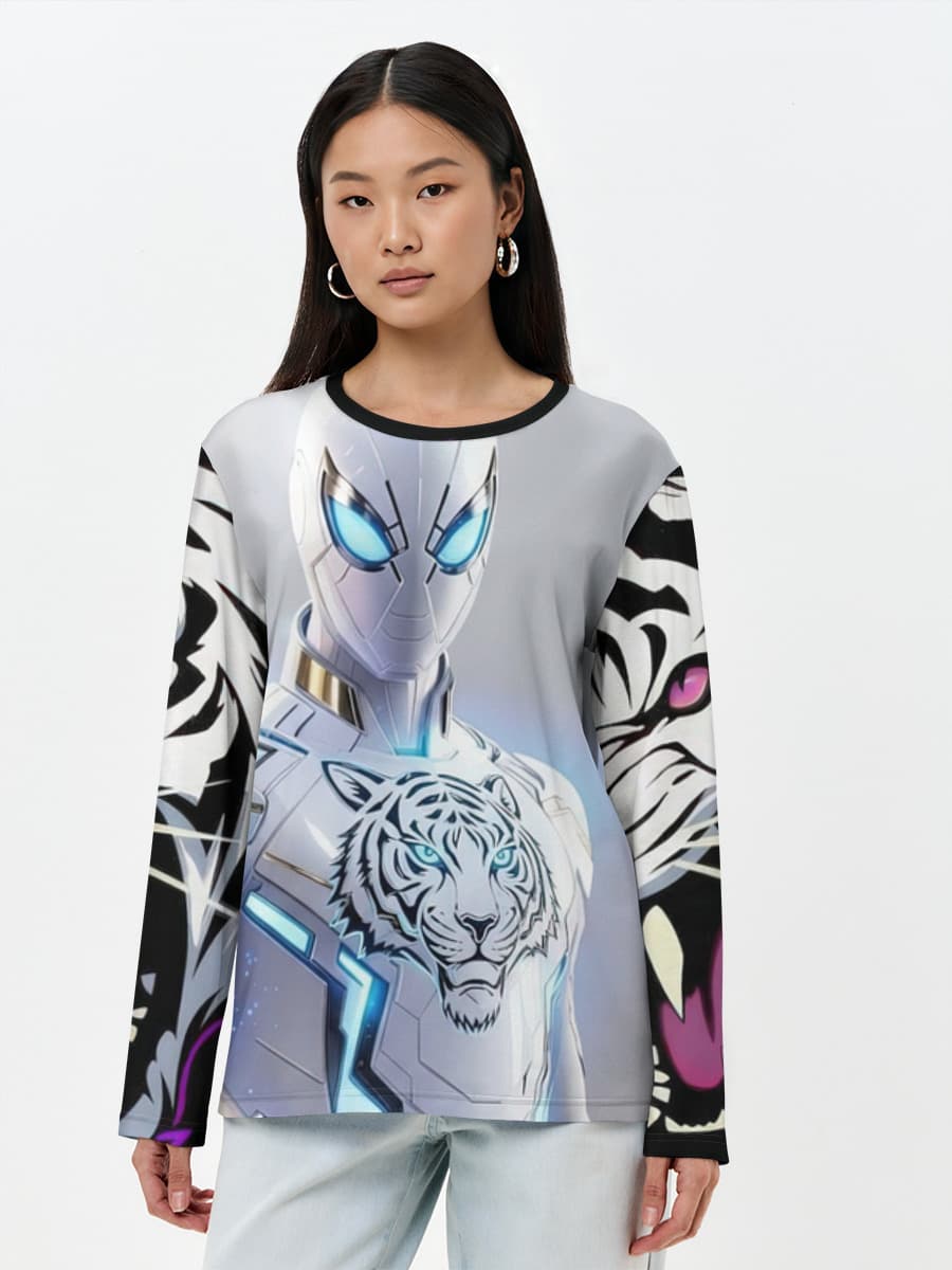 Women's long sleeve shirt. Cotton