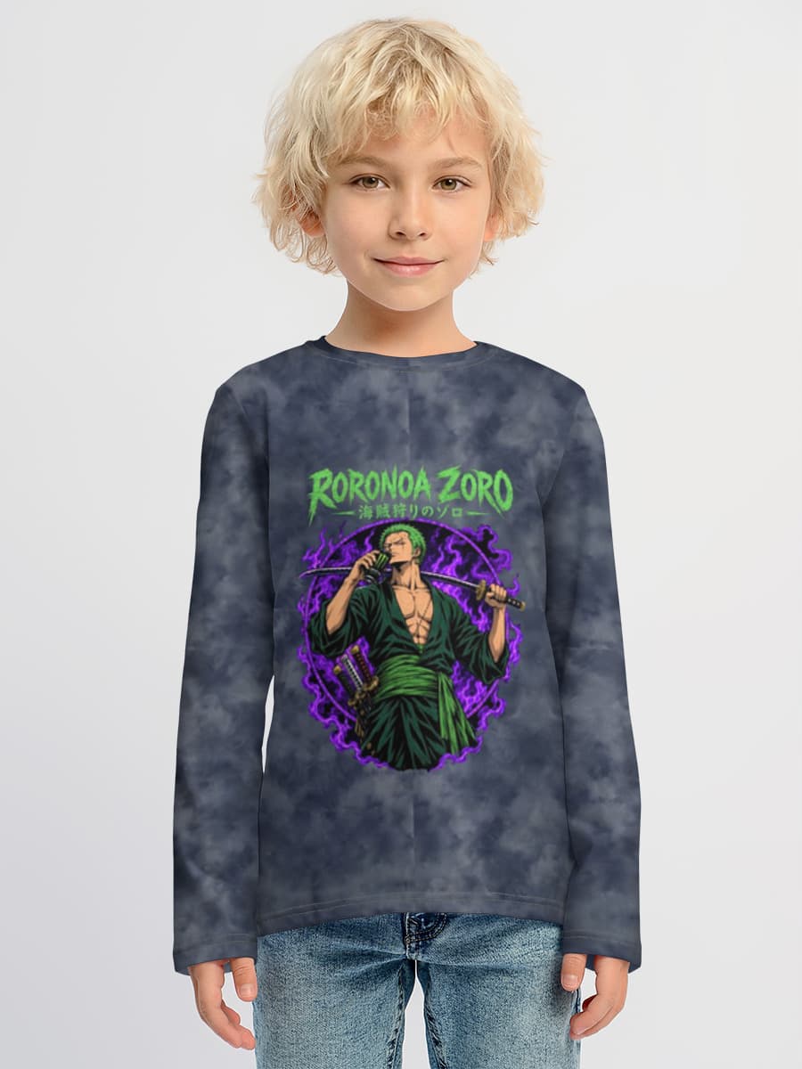 Baumwoll-Langarmshirt Jungen