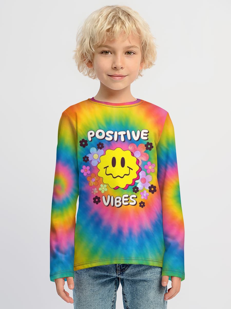 Children's cotton long sleeve shirt