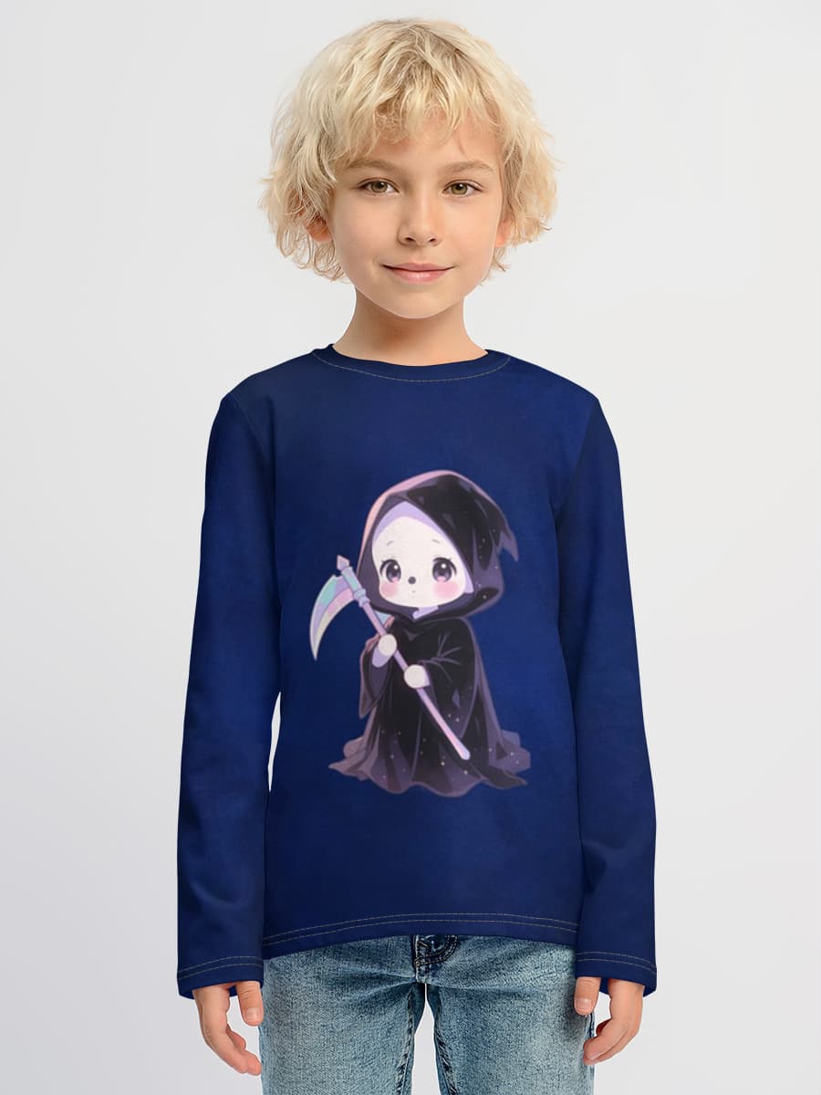 Boys' cotton long sleeve shirt