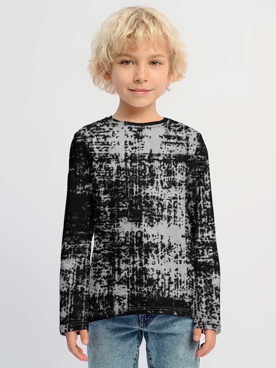 Children's cotton long sleeve shirt