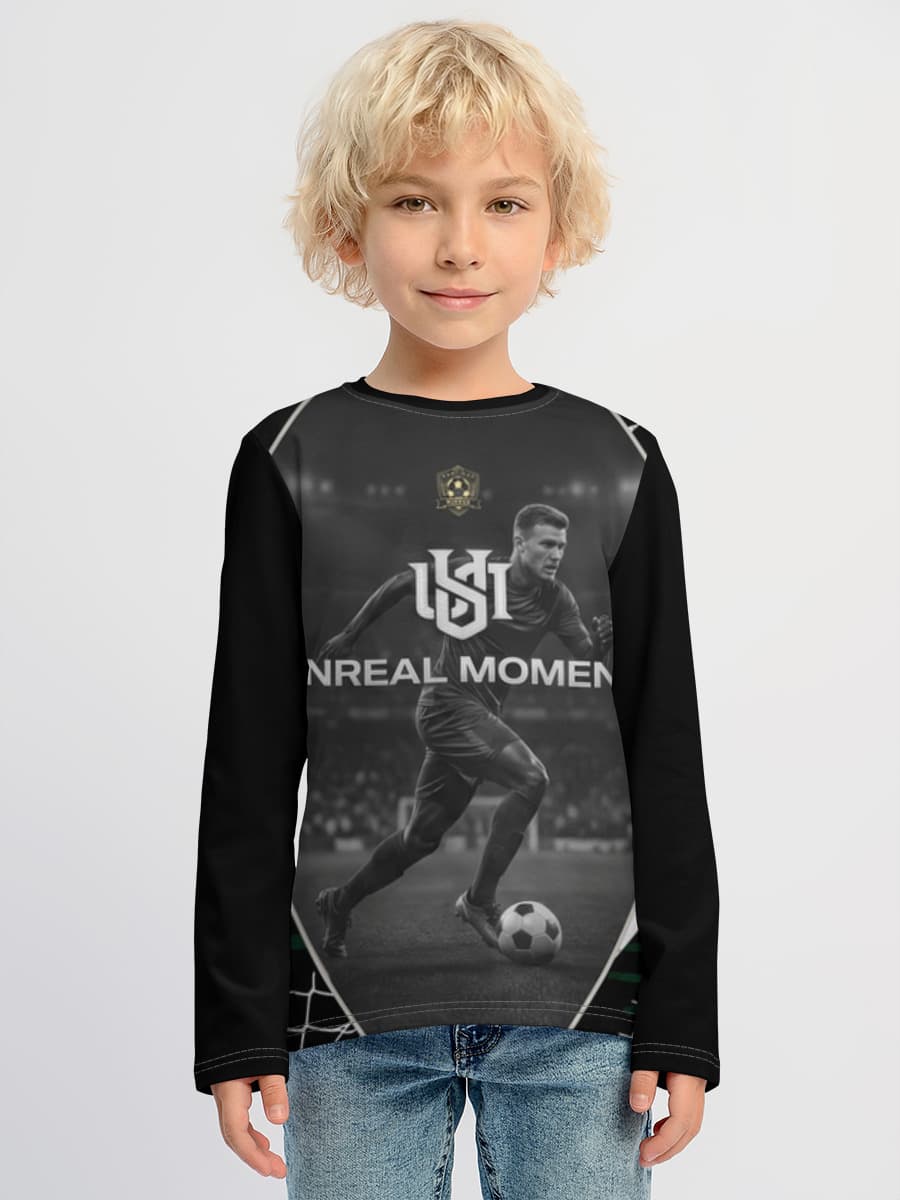 Children's cotton long sleeve shirt