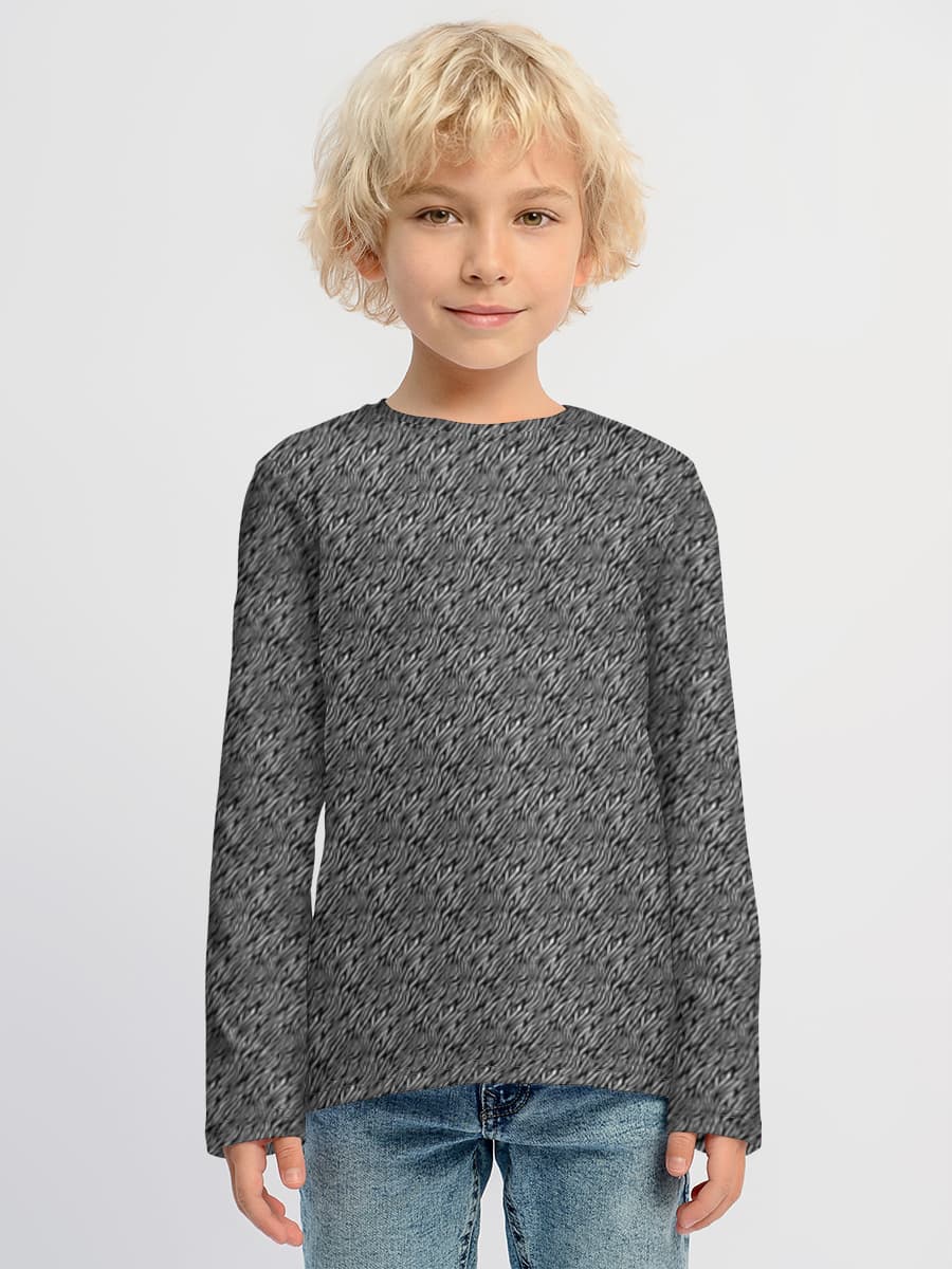 Camiseta Manga Larga de Algodón Niño
