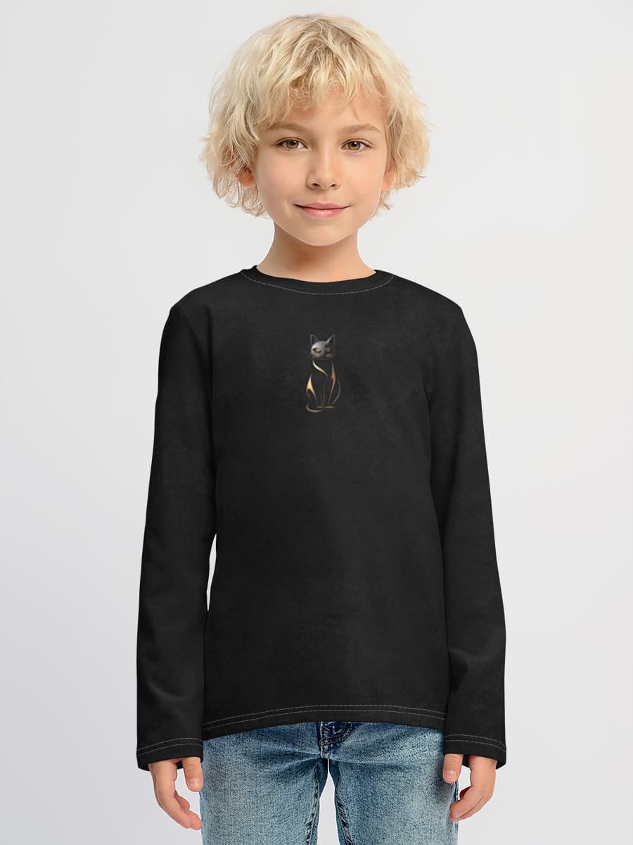 Children's cotton long sleeve shirt