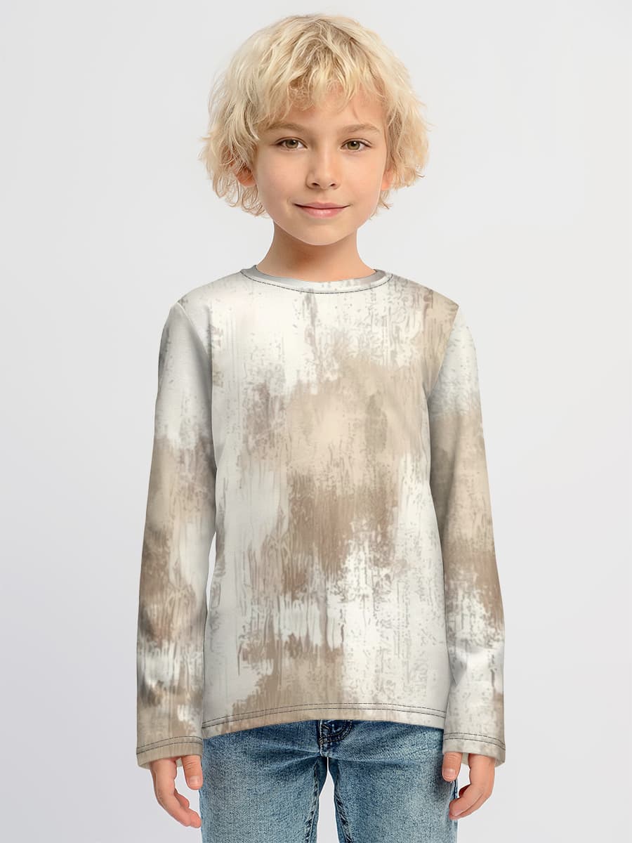 Children's cotton long sleeve shirt
