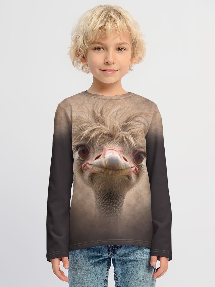 T-shirt manches longues coton garçon