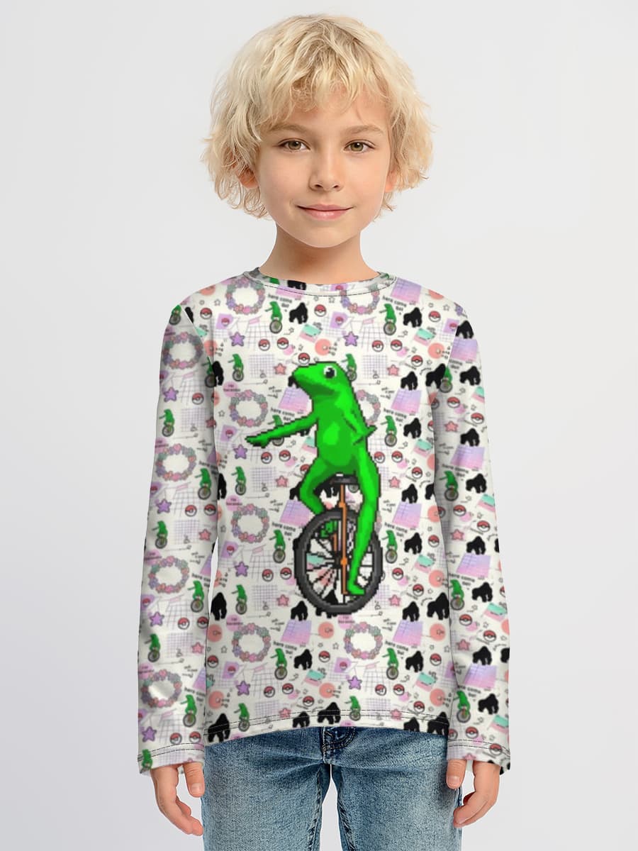 Children's cotton long sleeve shirt