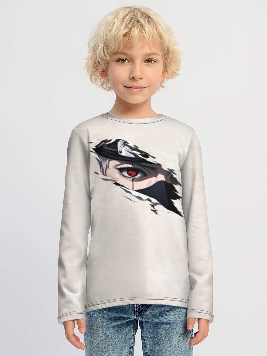 Baumwoll-Langarmshirt Jungen