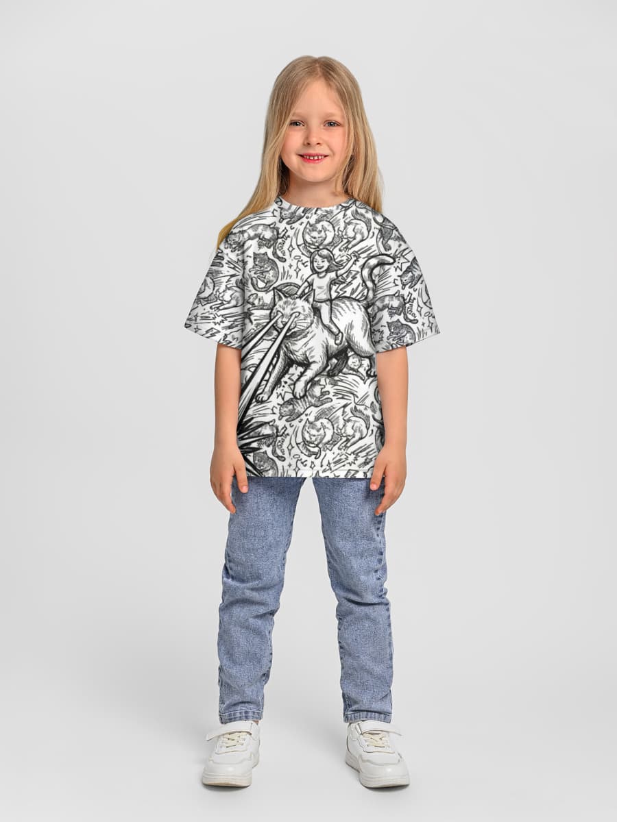 Children's T-shirt. Oversized