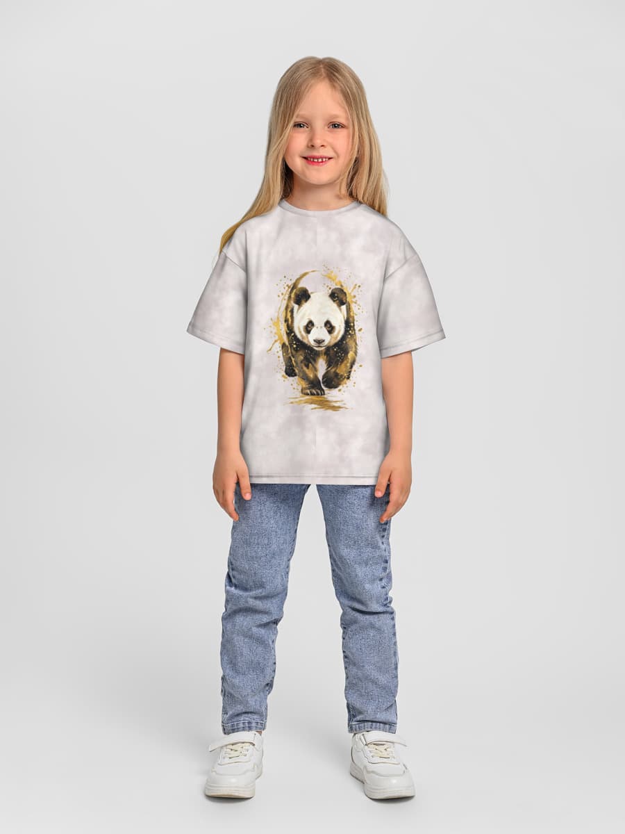 T-shirt coton oversize fille