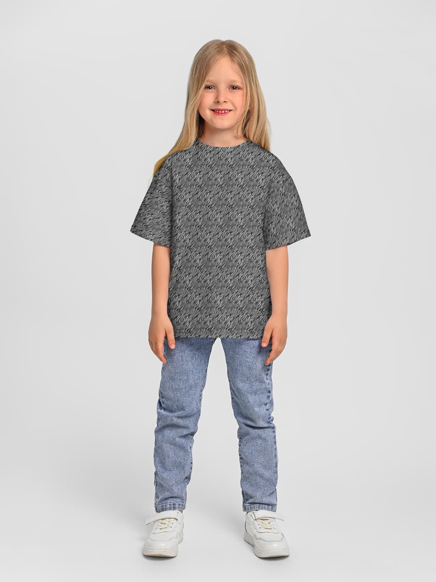 Camiseta Oversize de Algodón Niña