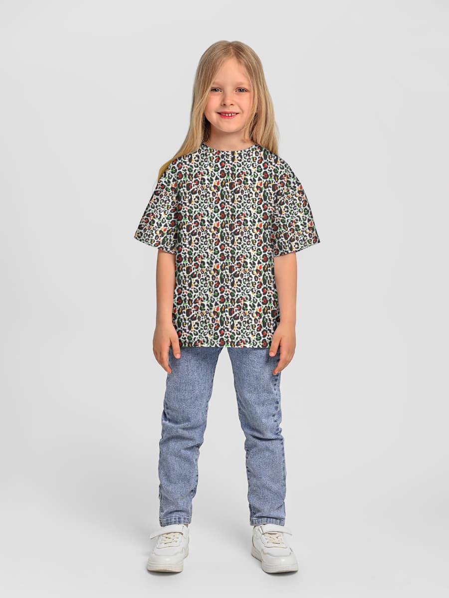 Camiseta Oversize de Algodón Niña