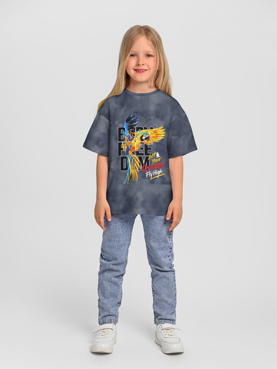 T-shirt coton oversize fille