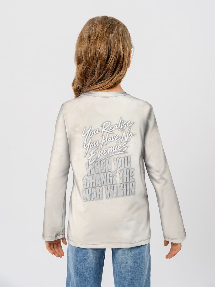 T-shirt manches longues coton fille