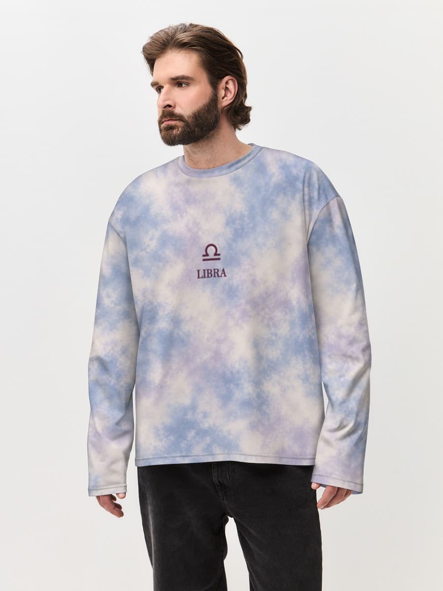 Men's oversized cotton long sleeve
