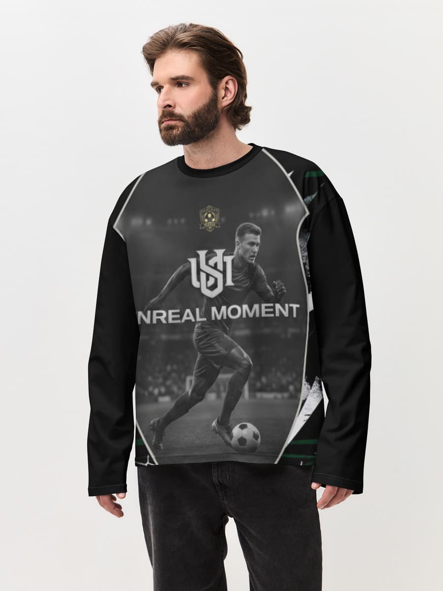Men's oversized cotton long sleeve