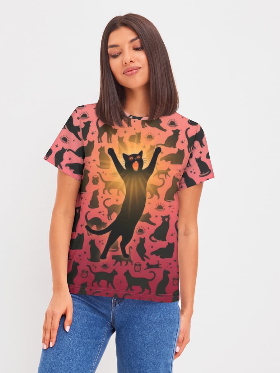 Women's basic cotton T-shirt