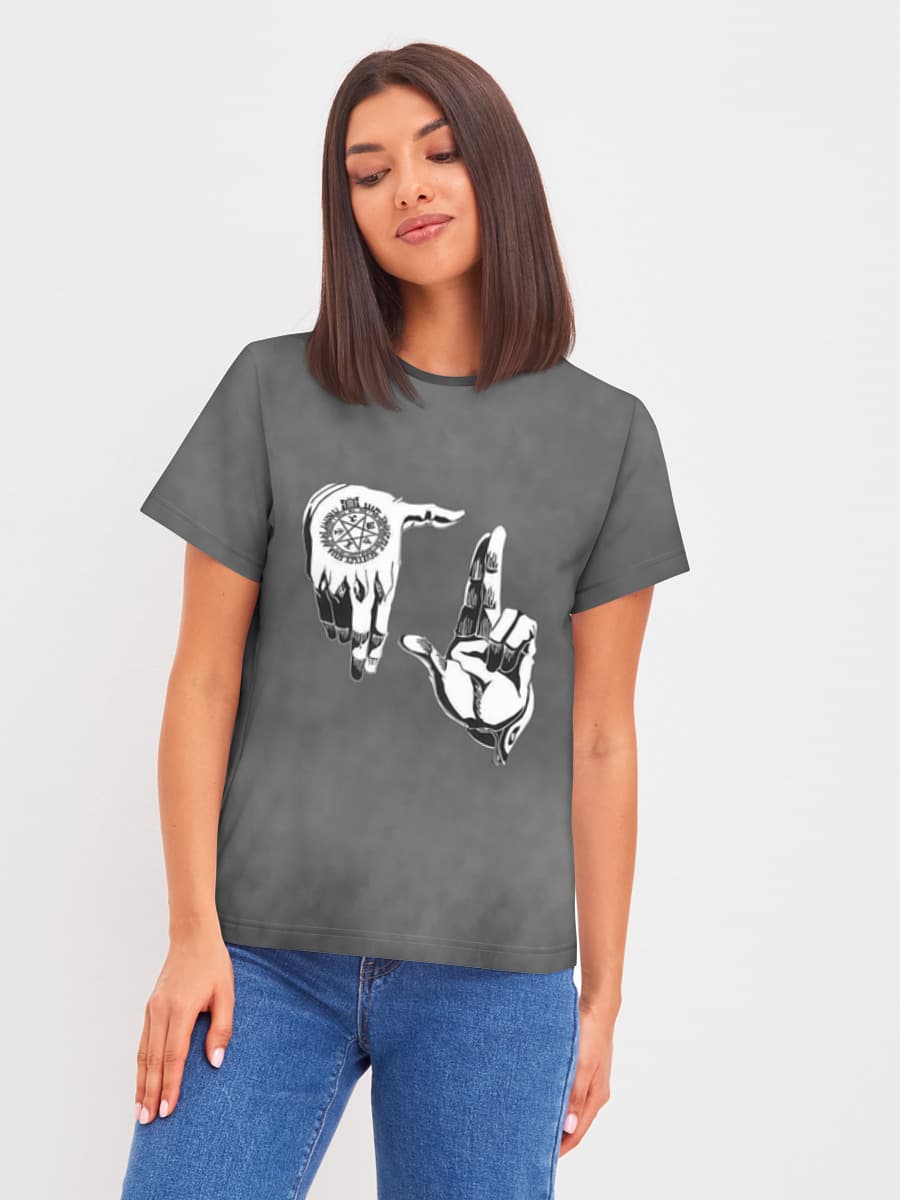 Damen Basic Baumwoll T-Shirt