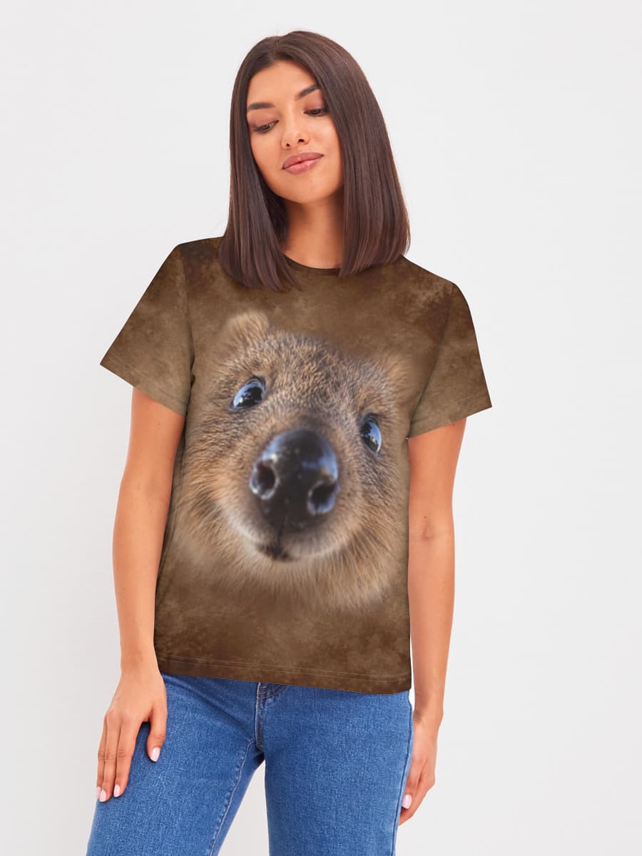 Damen Basic Baumwoll T-Shirt
