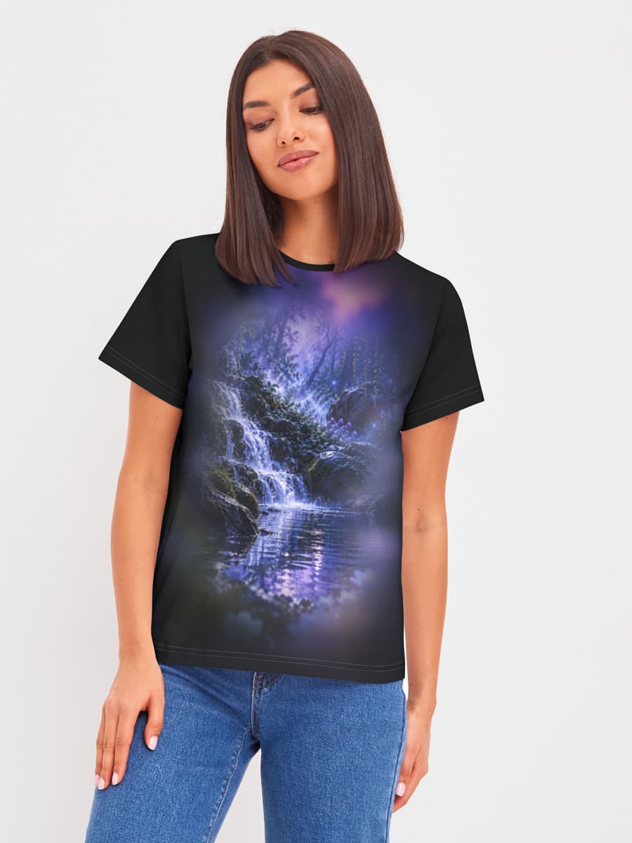 Women's basic cotton T-shirt
