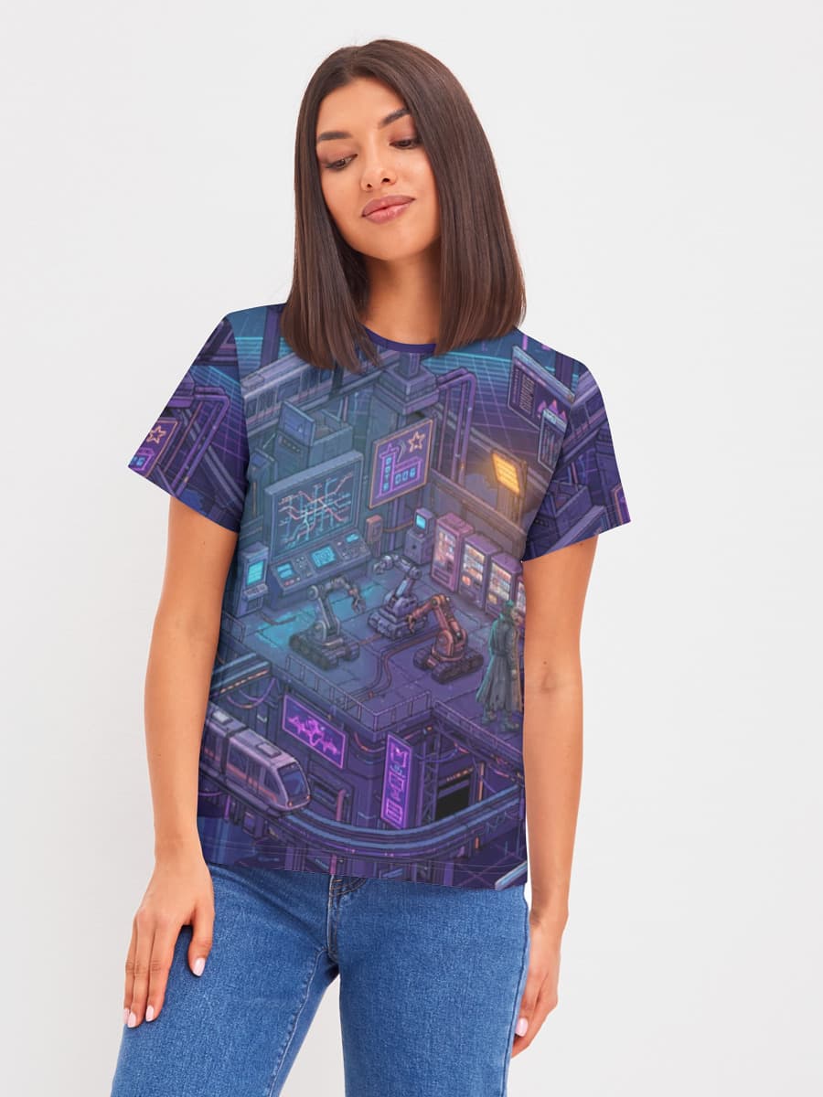 Women's basic cotton T-shirt