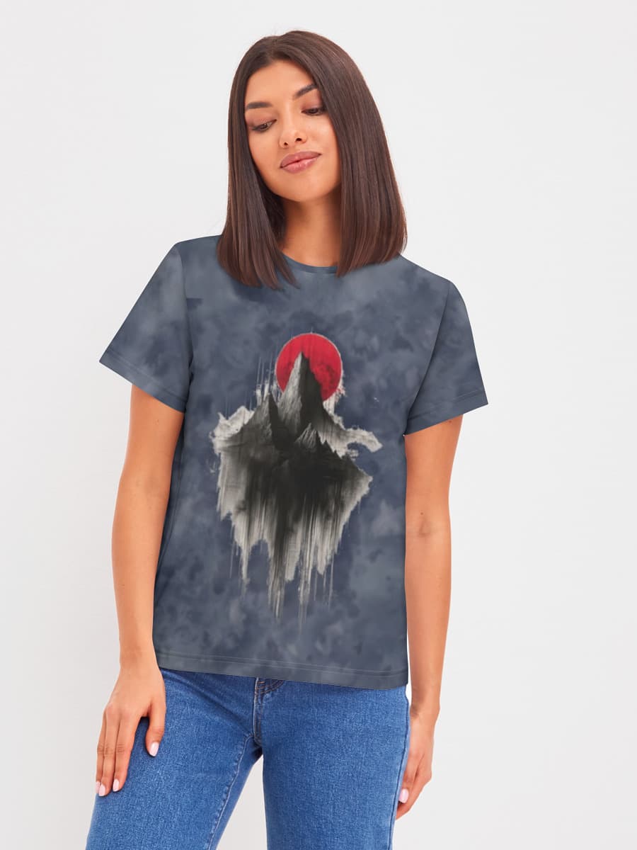 Damen Basic Baumwoll T-Shirt