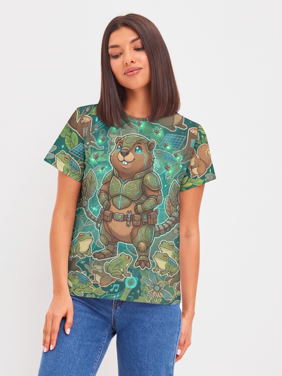 Hoppers — Pixar Robot Beaver & Animal Uprising Aesthetic