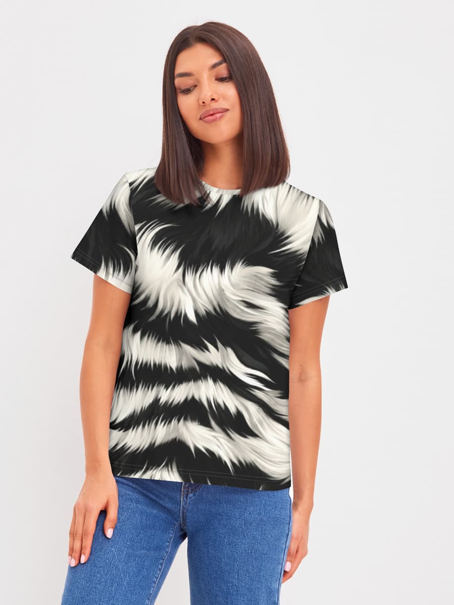Women's basic cotton T-shirt