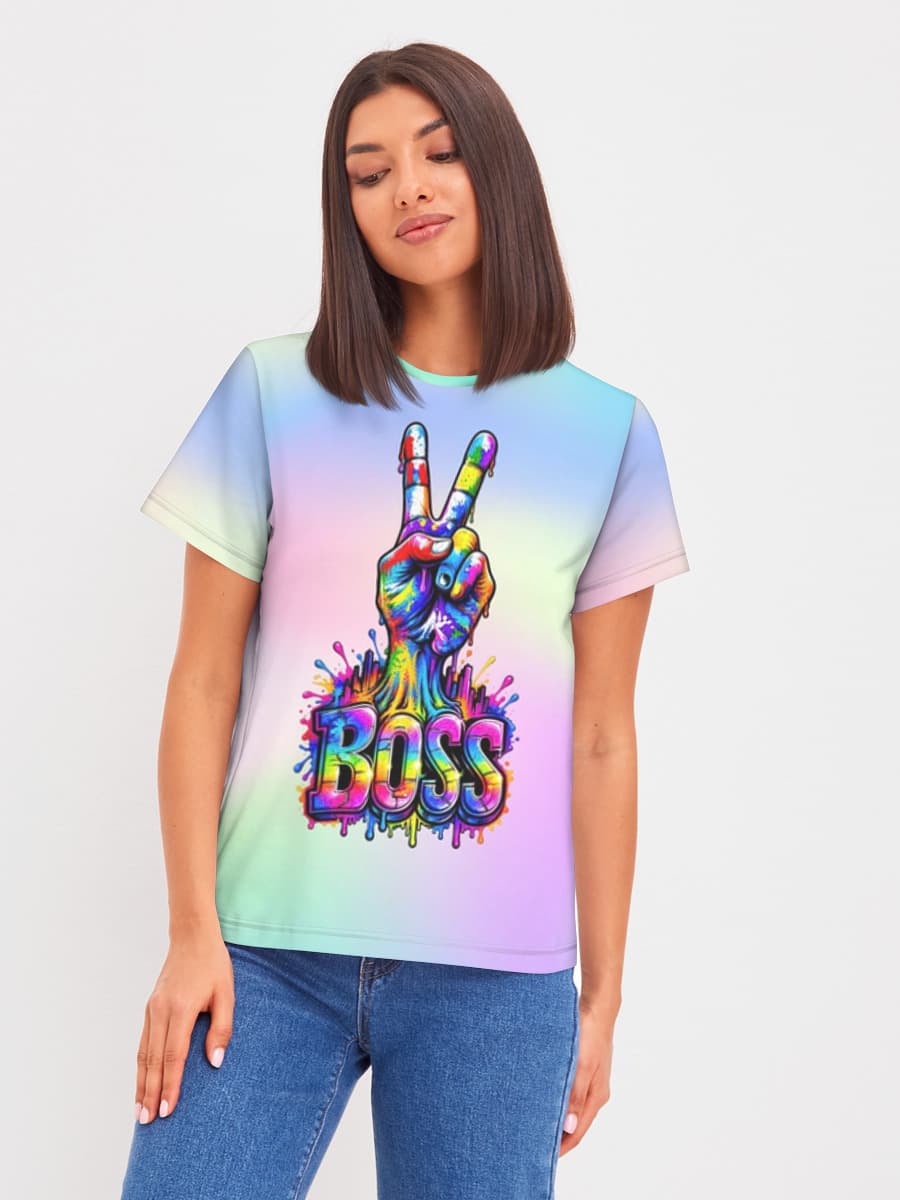 Rainbow Peace Hand