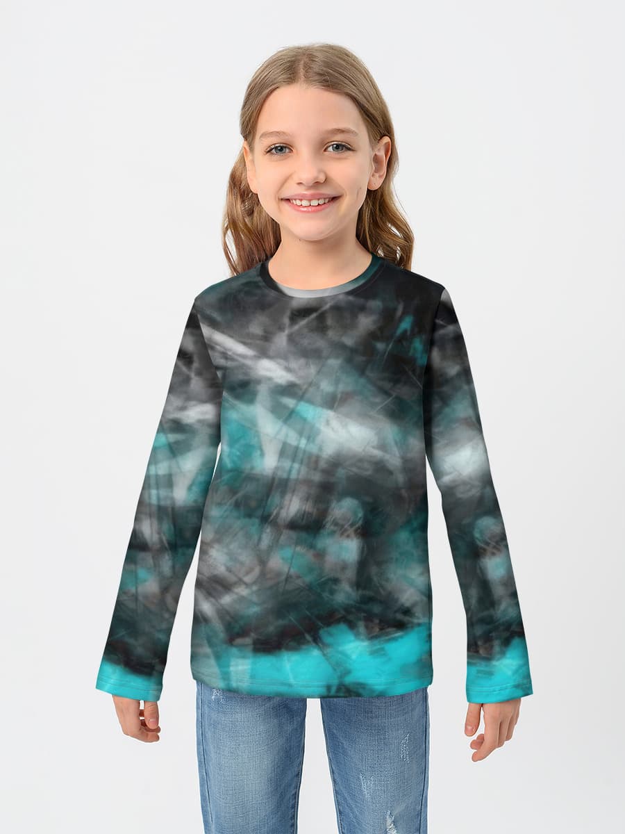 Children's cotton long sleeve shirt