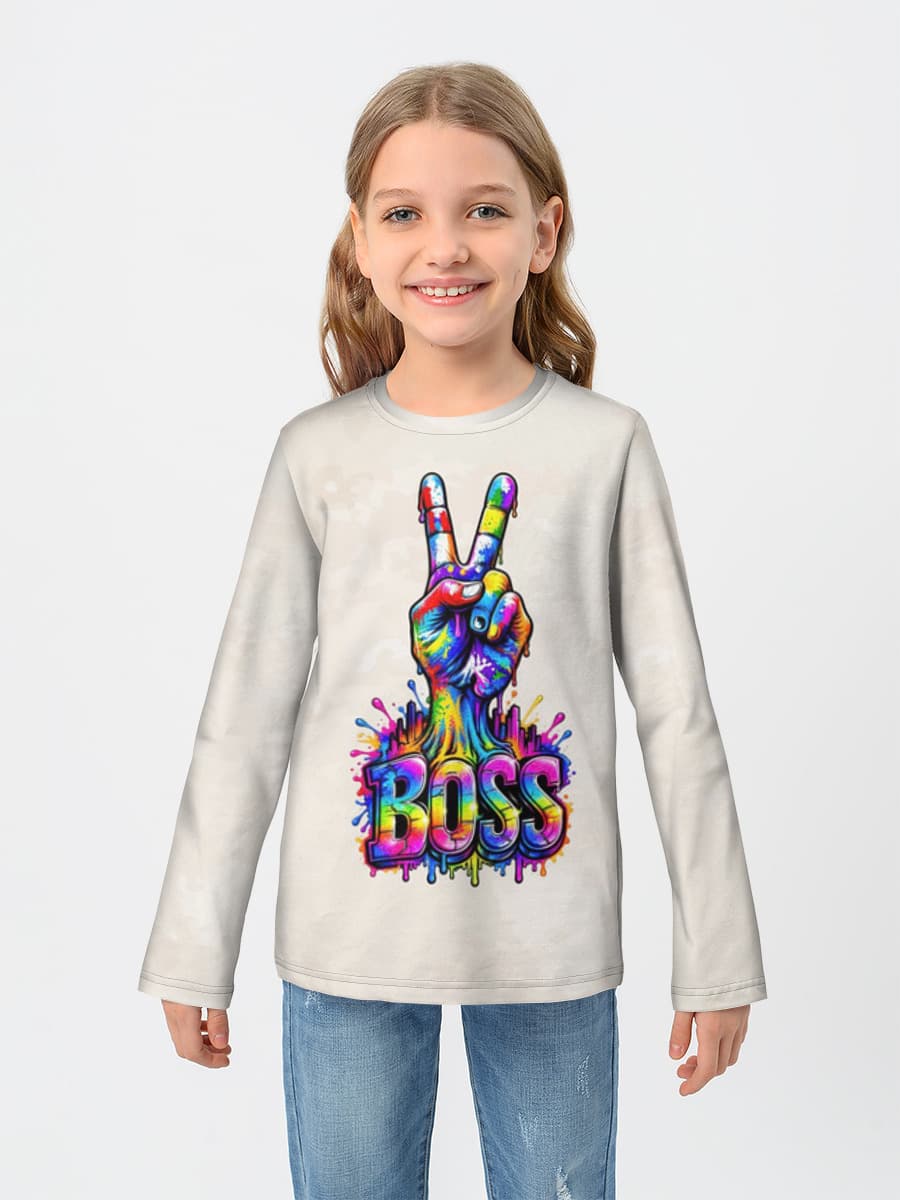 Vibrant Peace Gesture