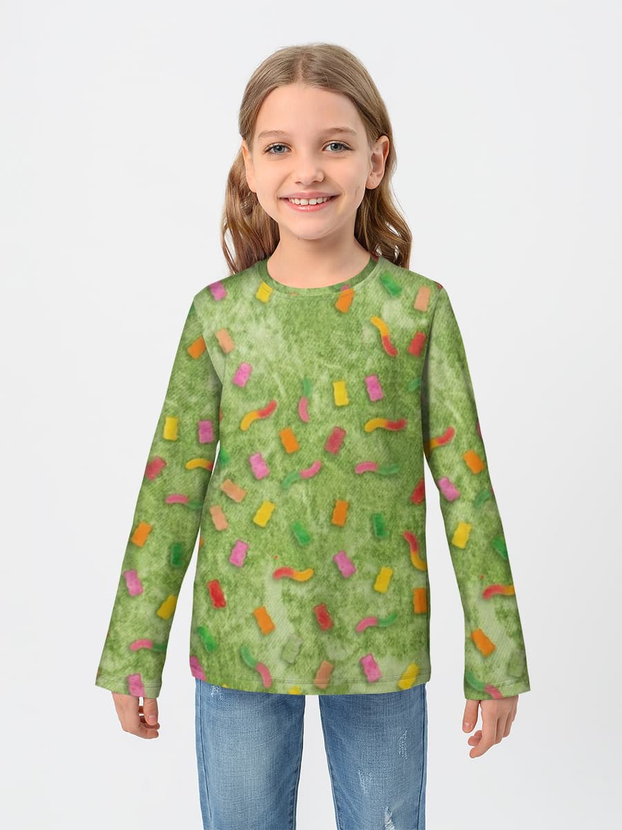 Children's cotton long sleeve shirt
