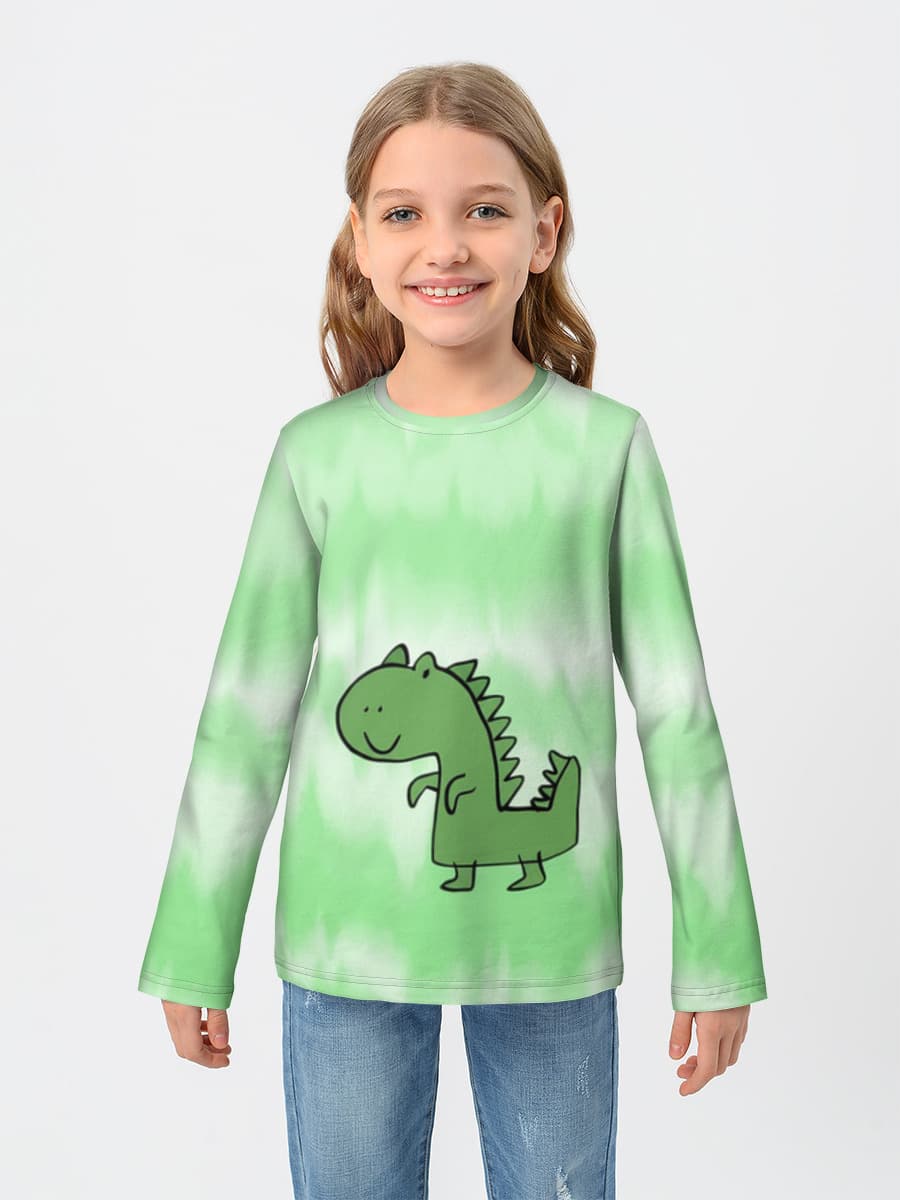 Children's cotton long sleeve shirt
