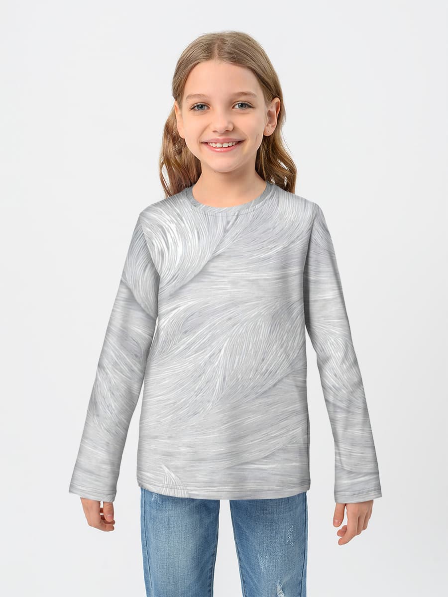Children's cotton long sleeve shirt