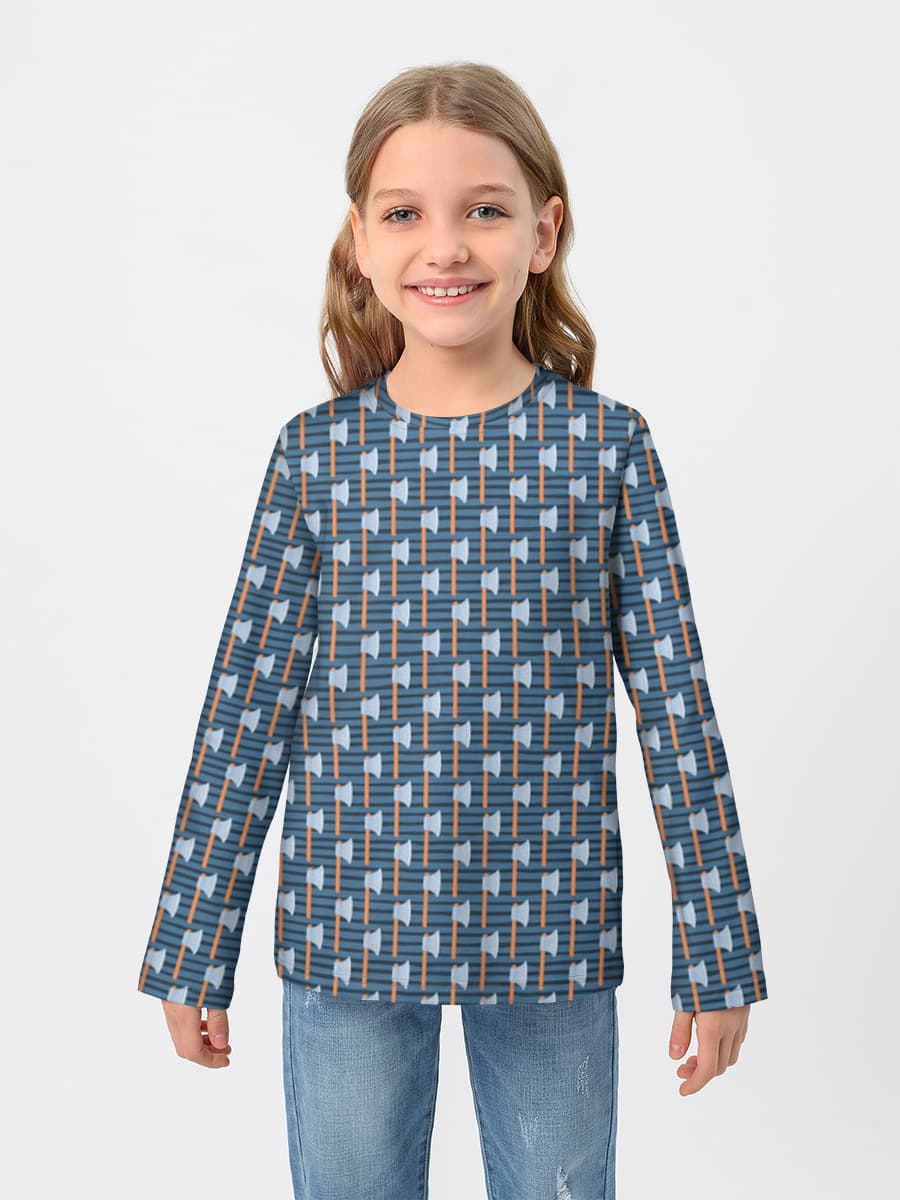 Camiseta Manga Larga de Algodón Niña