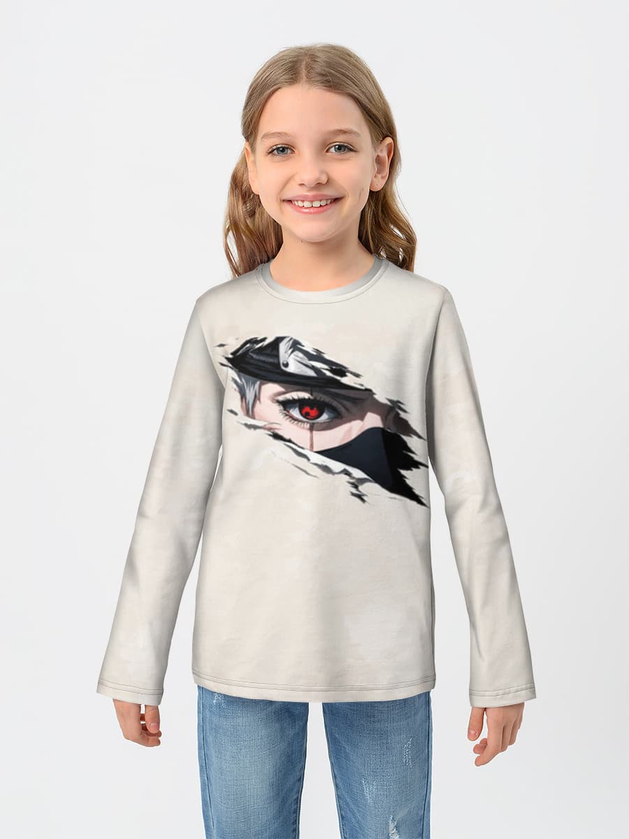Baumwoll-Langarmshirt Mädchen
