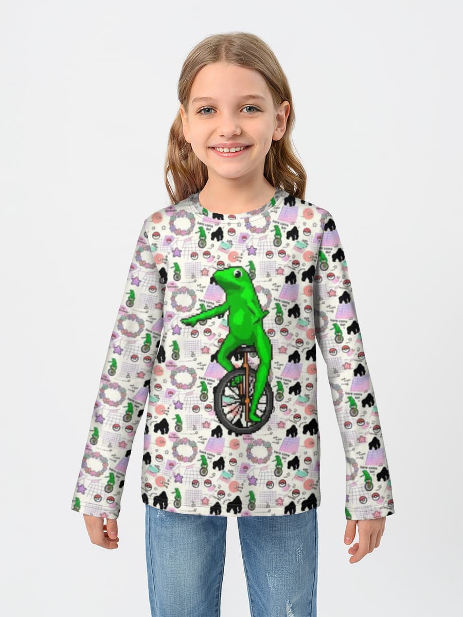 Children's cotton long sleeve shirt