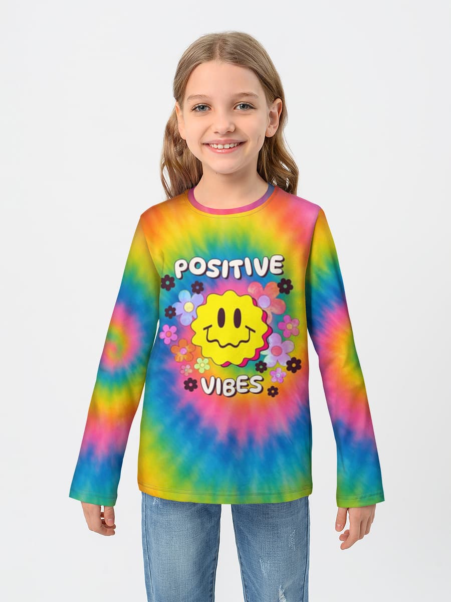 Children's cotton long sleeve shirt
