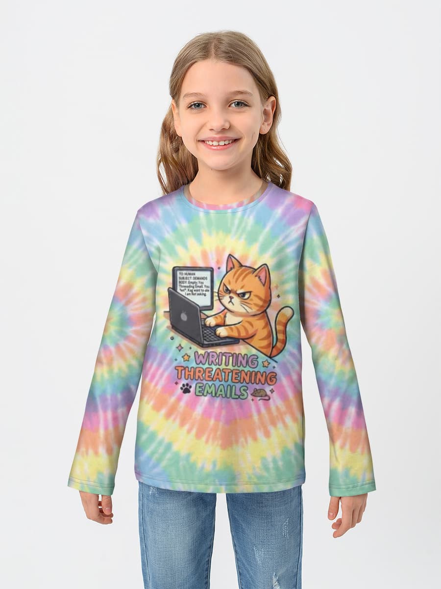 Children's cotton long sleeve shirt