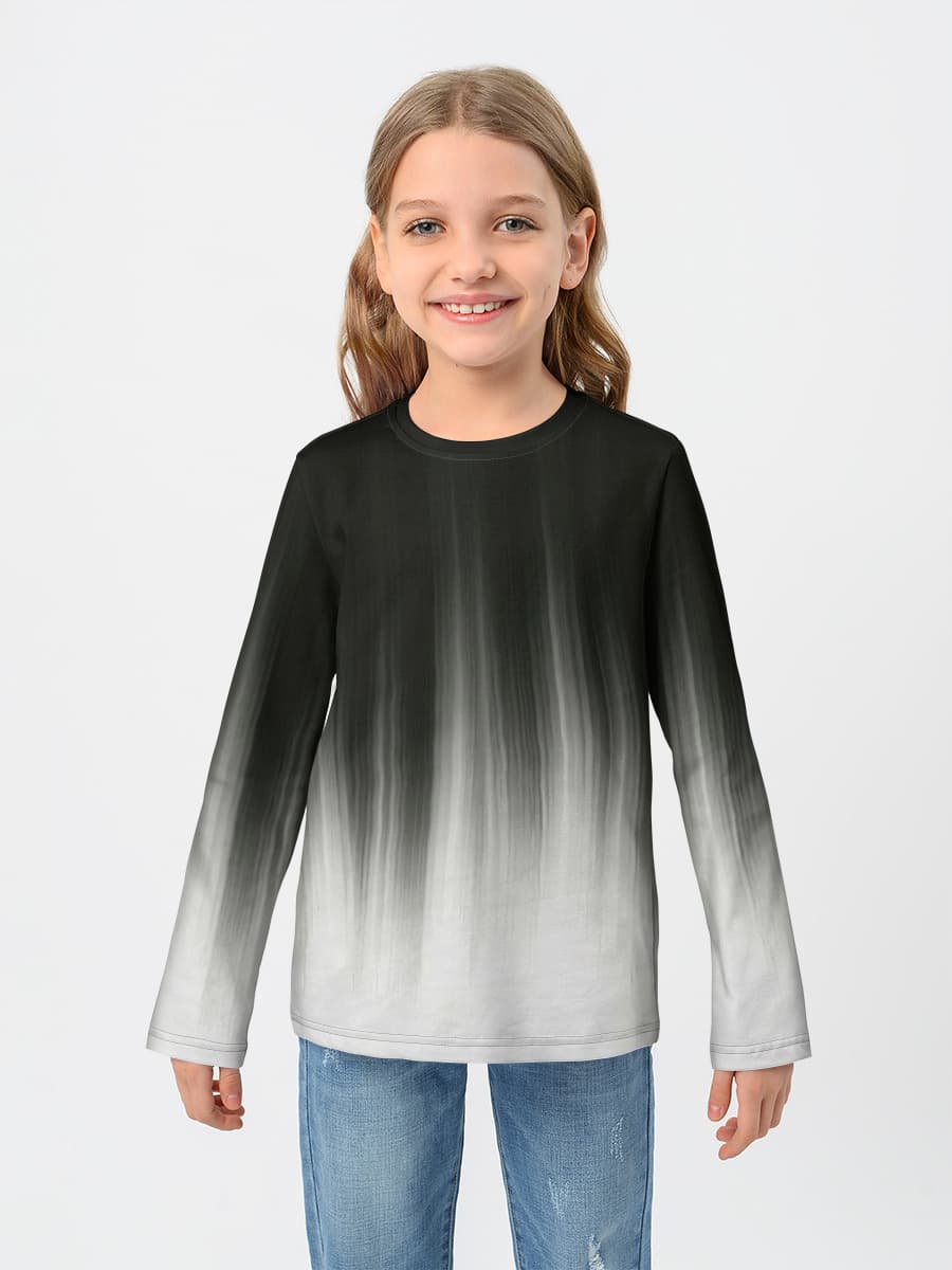 Children's cotton long sleeve shirt