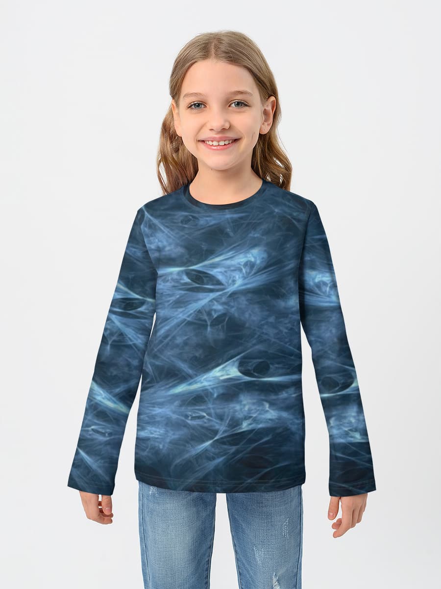 Children's cotton long sleeve shirt