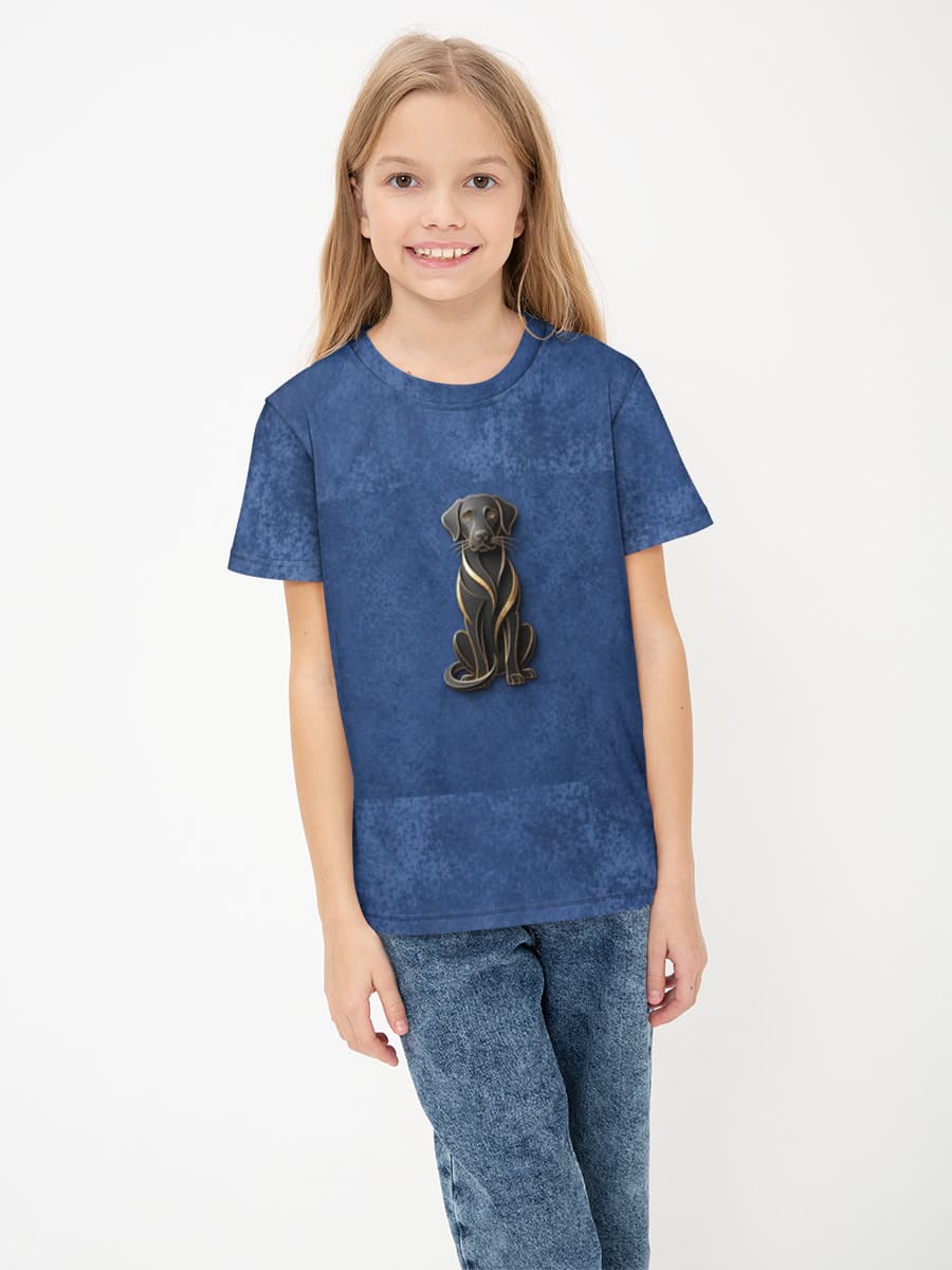 Children's cotton T-shirt (for girls)